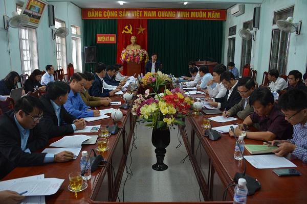 Ban Thường vụ Huyện ủy Kỳ Anh: Đánh giá kết quả lãnh đạo, chỉ đạo thực hiện nhiệm vụ 9 tháng đầu năm, triển khai nhiệm vụ trọng tâm Quý IV năm 2017.