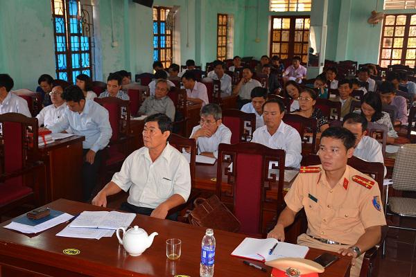 Hội Nông dân huyện Kỳ Anh: Tập huấn luật an toàn giao thông và phổ biến giáo dục pháp luật năm 2017.