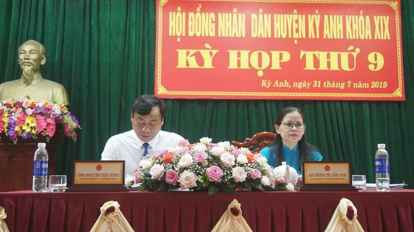 HĐND huyện Kỳ Anh khóa XIX, kỳ họp thứ 9