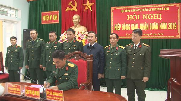 Hội nghị Hiêp đồng giao nhận quân năm 2019.