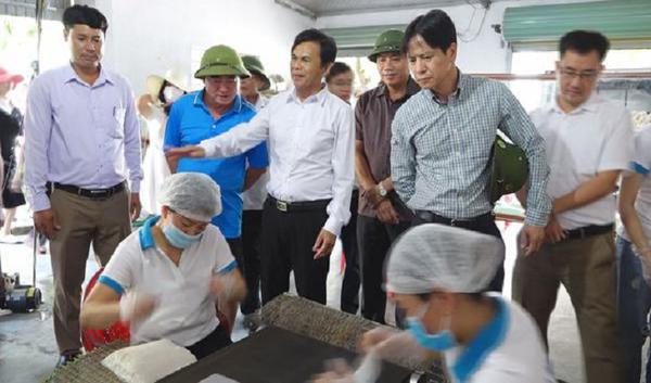 Đoàn công tác Trung ương khảo sát, tham quan mô hình NTM tại huyện Kỳ Anh