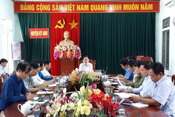Thường trực Huyện ủy Kỳ Anh: Làm việc với ủy ban MTTQ huyện và các tổ chức đoàn thể chính trị xã hội.