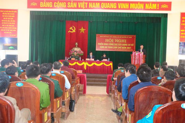 Kỳ Anh triển khai công tác xây dựng cơ sở cụm an toàn làm chủ năm 2021