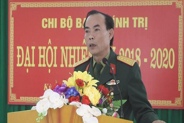 Đảng bộ Quân sự huyện Kỳ Anh: Đại hội chi bộ Ban chính trị nhiệm kỳ 2018-2020.