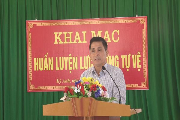Ban Chỉ huy Quân sự huyện Kỳ Anh: Khai mạc huấn luyện lực lượng Tự vệ năm 2018