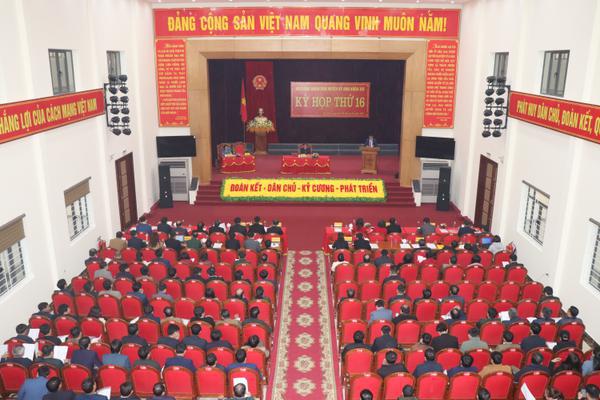 Khai mạc kỳ họp thứ 16 - HĐND huyện Kỳ Anh khóa XIX