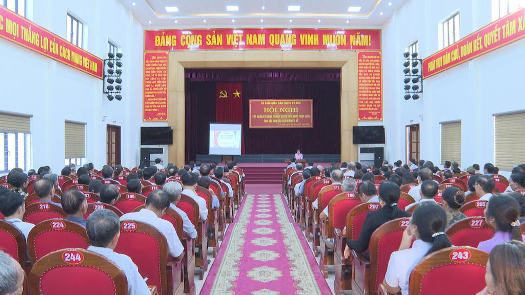 Tập huấn kỹ năng, nghiệp vụ và kiến thức pháp luật cho đội ngũ hòa giải viên cơ sở