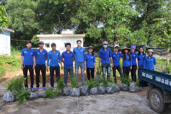 Đoàn xã Kỳ Sơn: Hổ trợ gần 2.000 cây  xanh xây dựng khu dân cư kiểu mẫu.