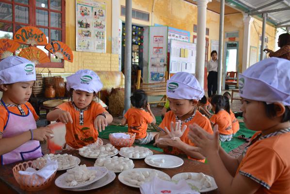 Trường Mầm non Kỳ Phú: Xây dựng môi trường giáo dục lấy trẻ làm trung tâm.