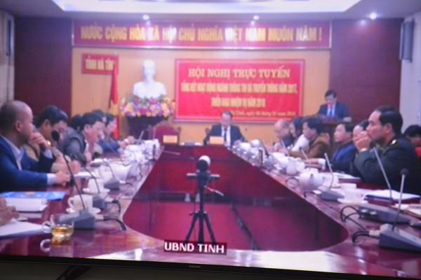 UBND tỉnh: Hội nghị trực tuyến tổng kết hoạt động ngành thông tin và truyền thông năm 2017, triển khai nhiệm vụ năm 2018.