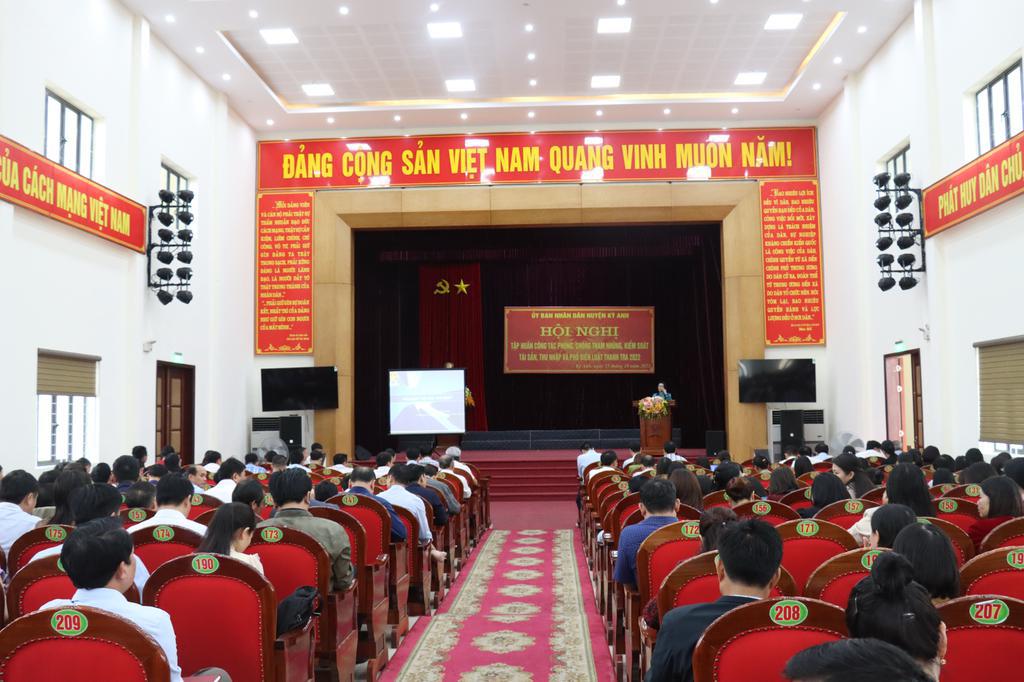Tập huấn Luật phòng, chống tham nhũng, kiểm soát tài sản, thu nhập; Luật thanh tra