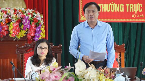 Thường trực HĐND huyện hội nghị giao ban công tác phối hợp với thường trực HĐND các xã.