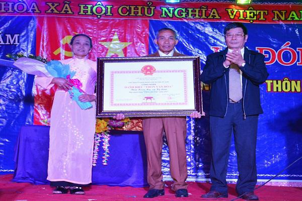 Thôn Xuân Hà- xã Kỳ Lâm: Đón nhận danh hiệu Thôn văn hóa năm 2017.