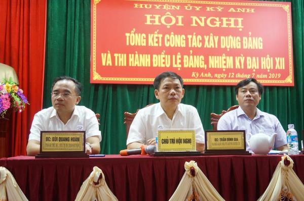 Hội nghị tổng kết công tác xây dựng Đảng và thi hành Điều lệ Đảng, nhiệm kỳ Đại hội XII.