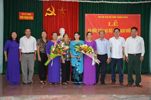 Chi Hội Phụ nữ thôn Thuận Châu (xã Kỳ Châu): Ra mắt Câu Lạc bộ “Nhà sạch, vườn đẹp”