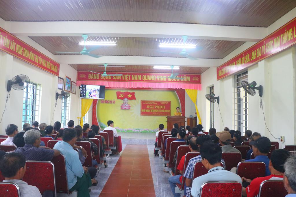 Truyền thông về Trợ giúp pháp lý tại xã Kỳ Đồng