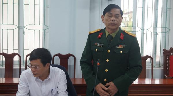 Đoàn công tác của Bộ tham mưu, quân khu 4 và Bộ Chỉ huy quân sự tĩnh đã có buổi làm việc với lãnh đạo huyện Kỳ Anh.