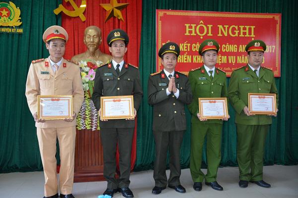 Công an huyện Kỳ Anh: Tổng kết công tác năm 2017, triển khai nhiệm vụ năm 2018.