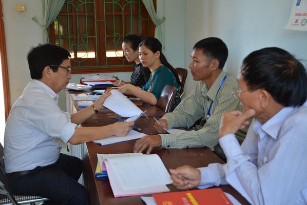 Hội đồng Nhân dân huyện Kỳ Anh: Giám sát chuyên đề “Tình hình, kết quả thực hiện cải cách hành chính trên địa bàn huyện” tại xã Kỳ Thọ.
