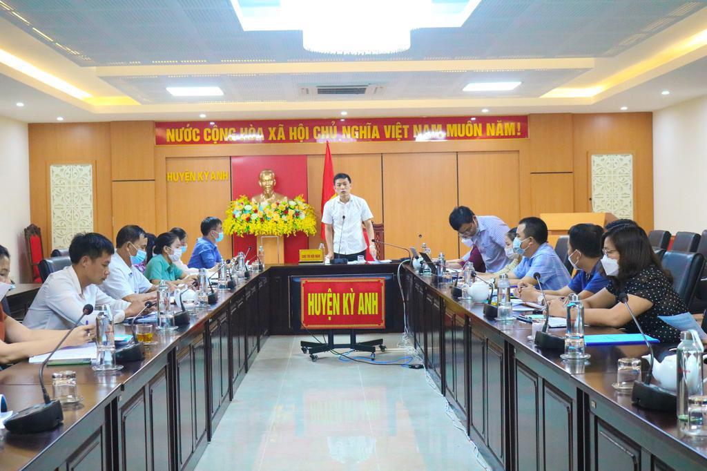 Ban Chỉ đạo rà soát hộ nghèo, hộ cận nghèo tỉnh Hà Tĩnh làm việc với huyện Kỳ Anh