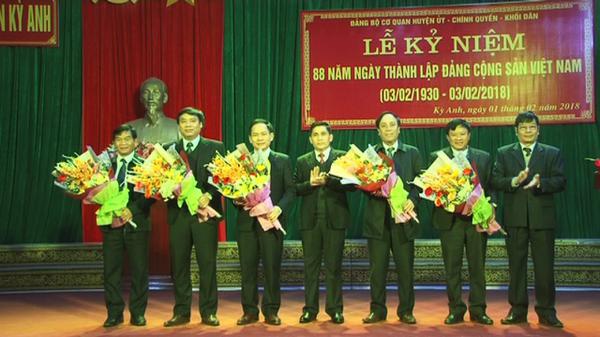 Đảng bộ Cơ quan Huyện ủy- Chính quyền- Khối Dân huyện Kỳ Anh: Kỷ niệm 88 năm ngày thành lập Đảng Cộng sản Việt Nam ( 3/2/1930-3/2/2018).