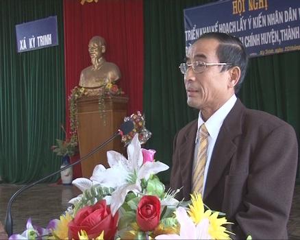 Hội nghị triển khai kế hoạch lấy ý kiến nhân dân về đề án điều chỉnh địa giới hành chính huyện, thành lập thị xã.